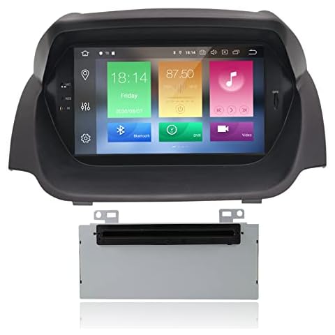 MOOKAKA Android 11 Car Stereo 2 din GPS Navigation Head unit for Ford Fiesta 2013-2016 Multimedia Player Car Radio Receiver Autoradio 8 inches HD 1080P IPS Touch Screen Carplay DSP (PX6,4+64GB ) Cover