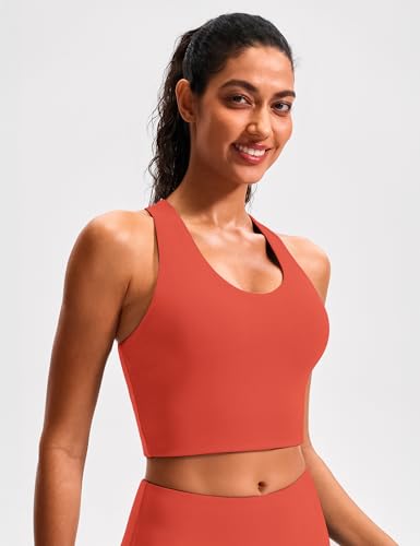 Image of Sports Bras for Women Criss-Cross Back Padded Workout Tank Tops Medium Support Crop Tops for Women