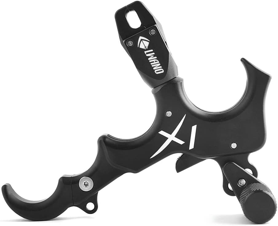 AMEYXGS Archery Bow Release for Compound Bow 3/4 Finger Bow Trigger Release Thumb Release Trigger for Right Hand and Left Hand Compound Bow Accessory