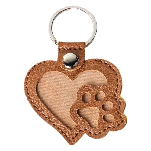 Porte-clés Ramasse-poils Chats et Chiens | Breloque en Cuir pour Sac à Main | Accessoire de Sac à Main Sacoche Cartable pour Adultes Anniversaire Noël