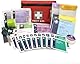 LEWIS-PLAST Erste-Hilfe-Kit Erste-Hilfe-Tasche 92 Stück - Hochwertiges Great Rescue-Kit, der den europäischen Normen entspricht - Erste-Hilfe-Medizin-Kit für Camping, Schularbeit und vieles mehr