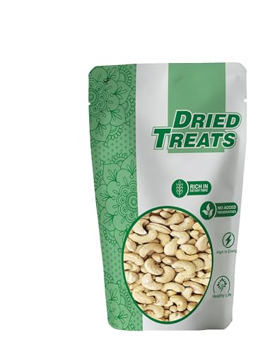 Image of Dried treats Kaju (Cashew) 200 Grams for All Ages | High in Protein and Boosts Energy and Build Immunity | Healthy Nutritious Cashew Nut | Delicious Vegan & Crunchy Kaju Nut for Cooking and Raw Eating