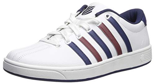 [P[XCX] Men's Court PRO II Fashion Sneaker White/Silver 13 M US