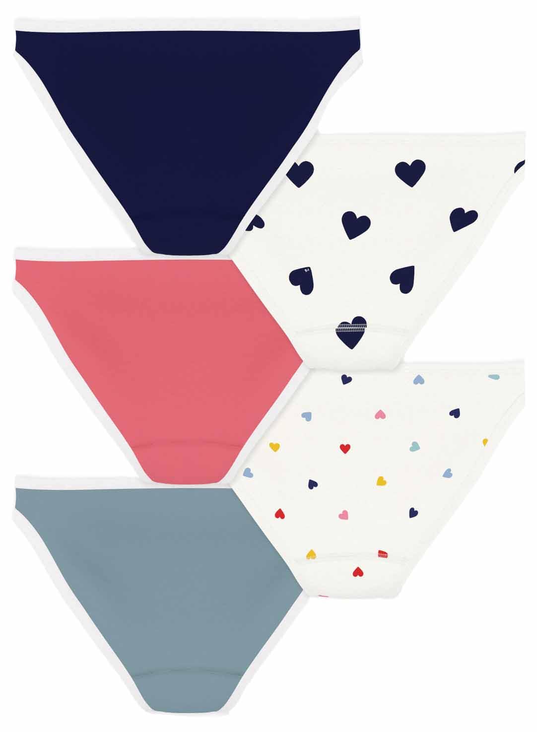 Petit Bateau Damen A0flo Unterwäsche für den Tag (5er Pack)