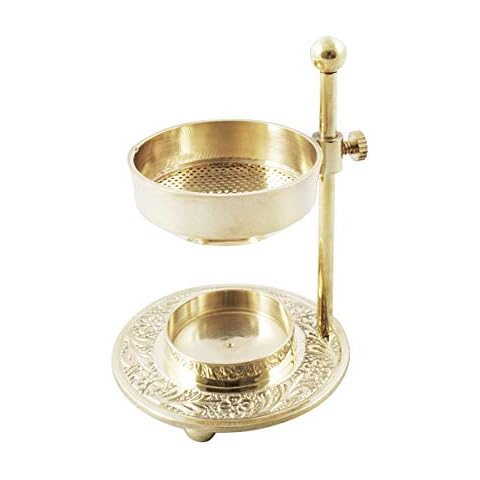 NKLaus incense burner brass gold incense burner adjustable tea light incense 2206 Cover