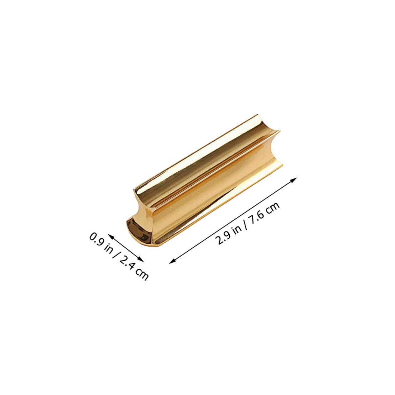 SHOWERORO Guitar Slides for Electric Metal Guitar Slides Tone Bar 76mm Round Tip Set Picks