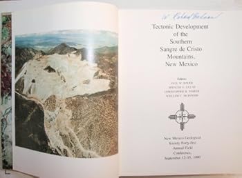 Hardcover Tectonic Development of the Southern Sangre De Cristo Mountains, New Mexico (Guidebook of the Field Conference) Book