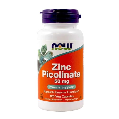 NOW Foods - Cinc Picolinate 50 mg. - 120 cápsulas