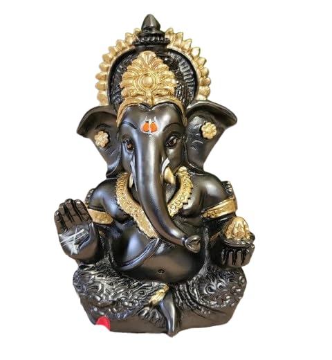 Statue de Ganesh en résine pour autel de méditation zen D-11