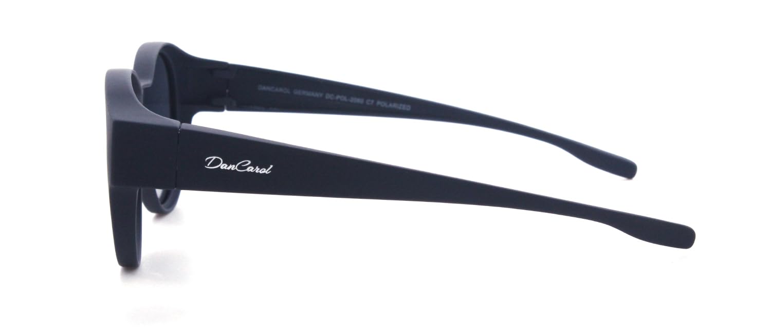 DanCarol DC-POL-2060-C7-MarineBlau- Die Überbrille, ideal für Brillenträger mit Polariziert Gläser