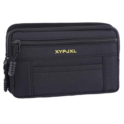 riñonera deportiva elegante para correr, multifuncional, para viajes deportivos y senderismo, Negro , Fare riferimento alla descrizione, Consulte la descripción