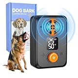kacylzom Antibell für Hunde - Ultraschall Antibell Gerät für Hunde mit 5 Frequenzstufen 3 Reichweiten 50 Fuß Reichweite Automatischer Anti Bellen Funktion Ultraschall Hundebell Stopper für Innen Außen