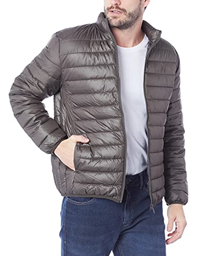 Jaqueta Básica Masculina Puffer Comfort - Verde G