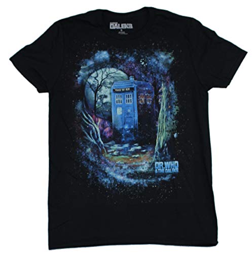 Dr. Who and the Daleks Black Graphic T-Shirt - Large