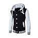 Mens Shirt,Haoricu Autumn Winter Men Teens Slim Fit Hoodie Sweatshirt Winter Long Sleeve Coat Jacket (M, White)