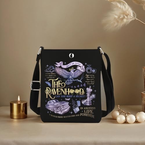 Lywjyb Birdgot Dark Romance Book Crossbody Bag Romance Reader Bookish Gift Reader Reading Merch3