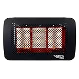 Bromic Heating Tungsten 300 Smart-Heat Gas 3 Burner Radiant Infrared Patio Heater, Natural Gas, 26000 BTU