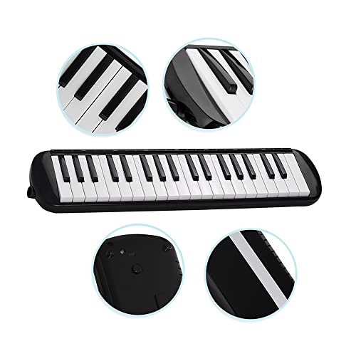 Summina 37 Keys Melodica Pianica Piano Style Keyboard Harmonica Mouth Organ With Mouthpiece Cleaning Cloth Carry Case For Beginners Kids Musical Gift #TOP4
