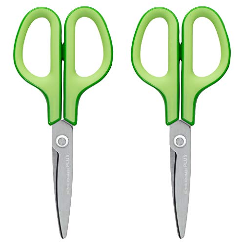 プラス はさみ フィットカットカーブ スタンダード グリーン 2個入セット 34512-2P