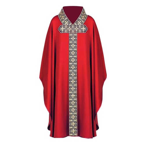 Vestido medieval musulmán túnica de clérigo versátil para ropa de oración y teatro