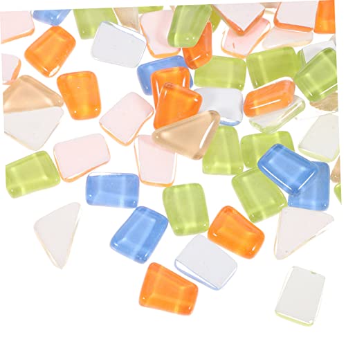 SEWOART 1ensemble Tesselles Verre Pour Mosaïque Matériaux De Décoration Verre Émaillé Pour Artisanat Et Projets Créatifs