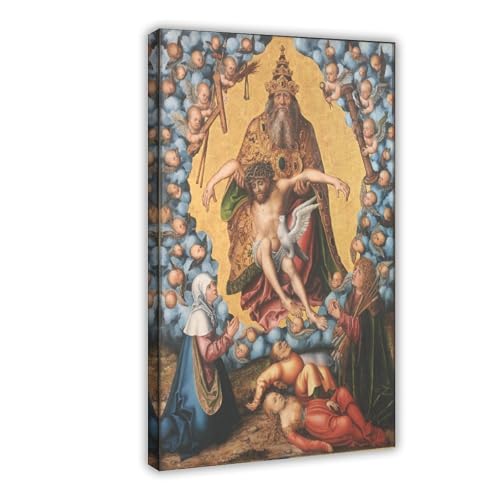 Impression sur toile The Holy Trinity 30x45 cm pour decoration murale