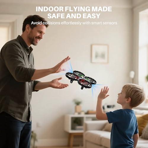 SYMA Drone for Kids 8-12 with Automatic Obstacle Avoidance, 20 Mins Flight Time(2 Batteries), One-Key 360°Flips and Altitude Hold, Safe Indoor Flying Toys for Boys and Girls - Image 4
