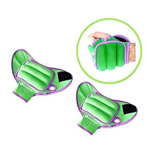 Weighted Gloves Pair of Wrist Weights Glove with Holes for Finger and Thumb Available in 1LB or 2LB Set of 2 Training…