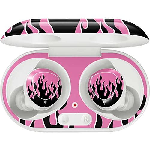 Skinit Decal Audio Skin Compatible with Galaxy Buds+ - Officially Licensed Skinit Originally Designed Pink Flames Design