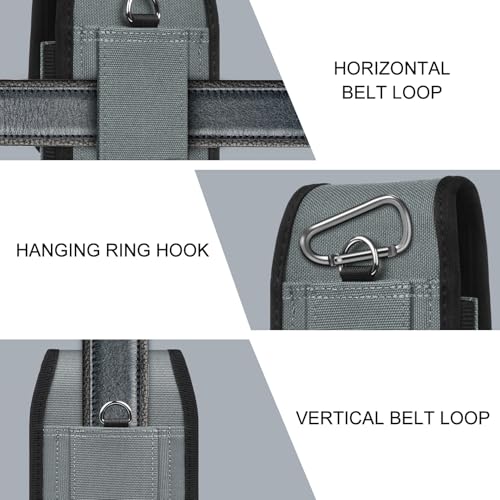 Image of ykooe Cell Phone Belt Holder Holster Case for iPhone 17 16 15 14 13 12