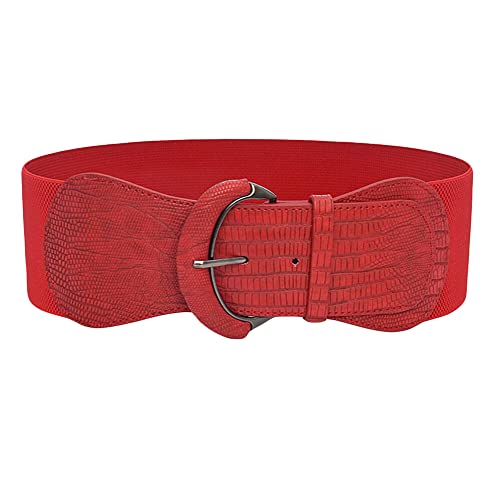 Diyafas Ceinture Large Extensible pour Femmes Ceintures de Robes Dames Ceinture Élastique Corset