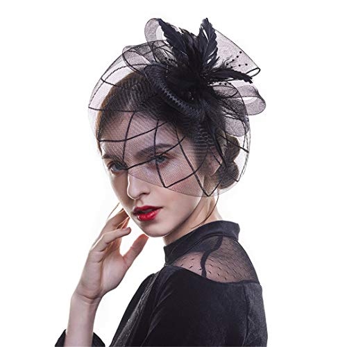 Women Fancy Feather Fascinator Hats 