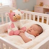 Sibupue Cow Stuffed Animals Soft Plush Cute Cow Doll for Boys Girls 11.8in(zuo NIU fense 30cm)