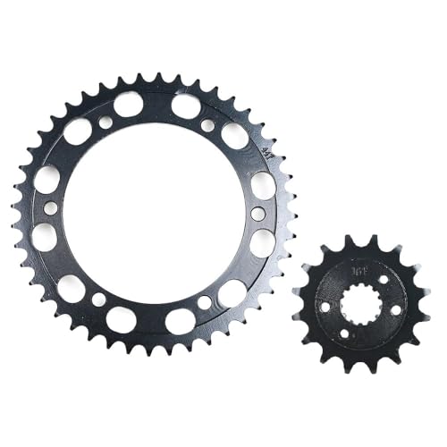 Pignons 525 16T 44T Haute Résistance pour NT650 Hawk GT et NT400