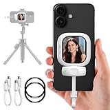 Vlogmate Mini Phone用自撮りモニター,自撮りスクリーン 超薄型 iPhone背面カメラモニター スマホ Vlog用モニター画面 高精細外部ディスプレイ Vlog記録/ビデオ録画/ライブ配信/TikTok撮影に最適