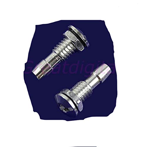 Gwxevce 2 Stücke Neue Aluminium Wasserauslässe Gewinde Mit O-Ring Schrauben Für RC Boot M6 Hot Cover