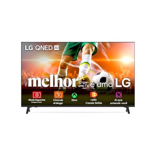Smart TV 4K 50" LG QNED 50QNED70 Processador α7 AI Ger8 4K Super Upscaling Google Cast Alexa Integrado Controle AI Smart Magic WebOS 25