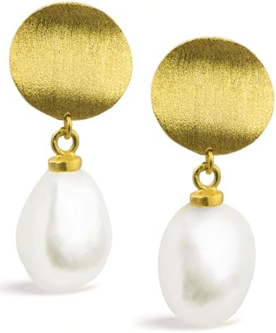 Orecchini Coscia con Perle Australia Barocche 14mm e Diamanti da Donna - 0