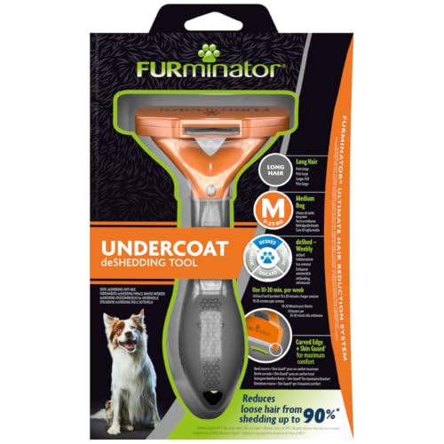 Image of FURminator Undercoat deShedding Tool for Medium Long Hair Dogs, 9-23 kg