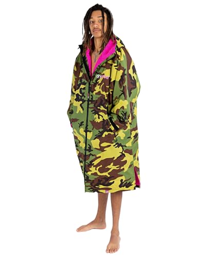 Image of Dryrobe Advance Long Sleeve Swim Parka Change Robe - Stay Warm and Dry - Waterproof Oversized - Swimming /Surfing /OCR Events