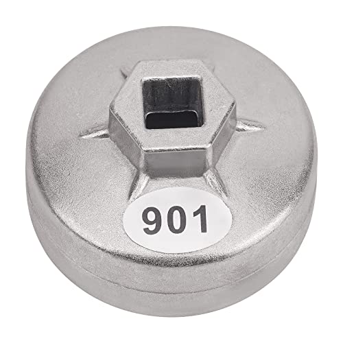 AHL 901 65mm Oil Filter Wrench, 14 Flute, 1/2 Square Drive, Aluminum