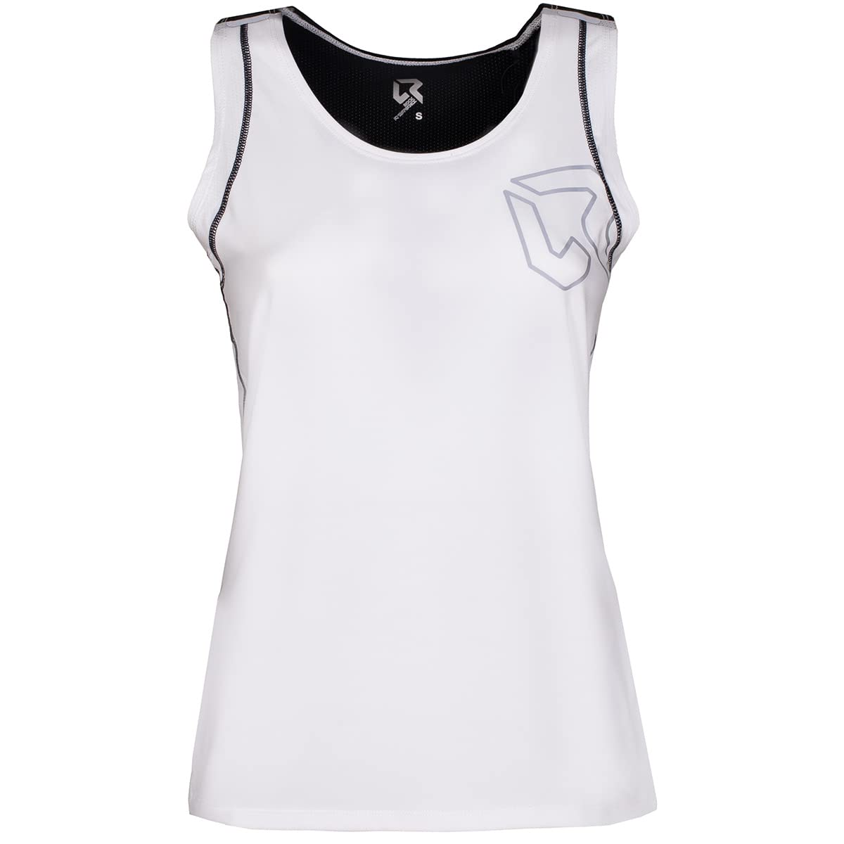 ROCK EXPERIENCE REWL00581 Daisuke Vest Women 0006 Marshmallow+0208 Caviar M