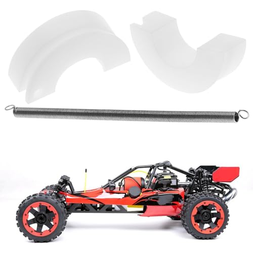 2 Sets Kupplungsgleiter RC aus Kunststoff mit Federeinstellung für Fernbedienung Nitro HSP 1/10 Auto Ersatzzubehör, Weiß