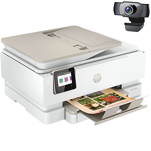 HP Envy Inspire 79 55e Wireless All-in-One Color Inkjet Photo Printer, Sandstone - Print Copy Scan - 2.7