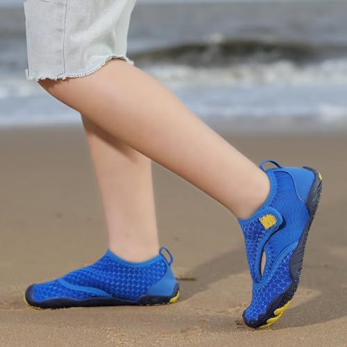 Boys Sneakers for Active Sports Outdoor Casual Breathable Comfortable Slip-On Walking Shoes for Ages 6-163