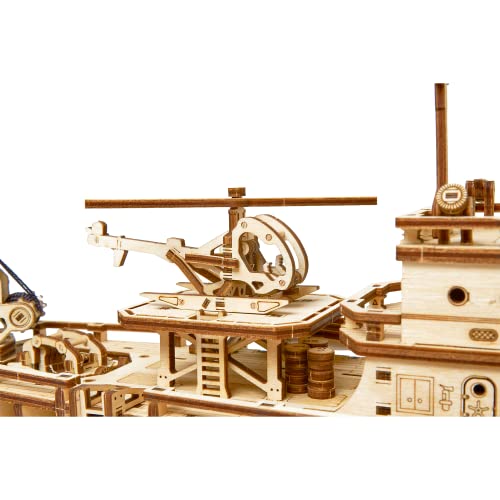 Rompecabezas mecánicos de madera 3D y kits de modelos DIY educativos 7