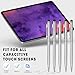 FIRCRE 15 Pack Stylus Pens for Touch Screens Stylus Pen Compatible with Phone Tablets Kindle and Black Ink Ballpoint Pens-2 in 1 Stylists pens for Touch Screens (Silver)