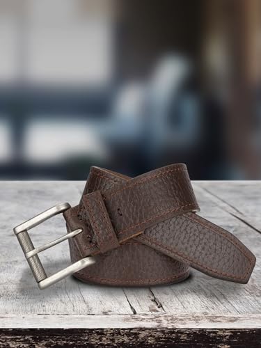 Wrangler Men’s Leather Casual Everyday Belt for Jeans4