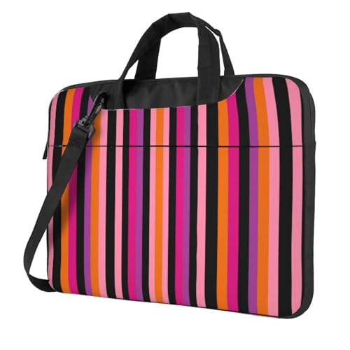 Pochette ordi 15.6 pouces rayée pour vos déplacements quotidiens