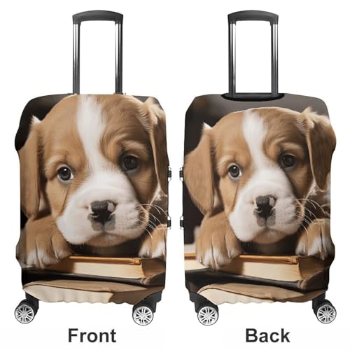 Carry on Luggage Cover Puppy Dog Suitcase Covers for Luggages Tsa Approved Travel Luggage Sleeve Protector Elastic Suitcase Protector Anti-Scratch Washable Fits 19-30 Inch Case -S3